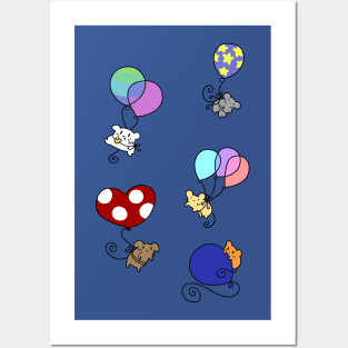 Balloon Mice Posters and Art